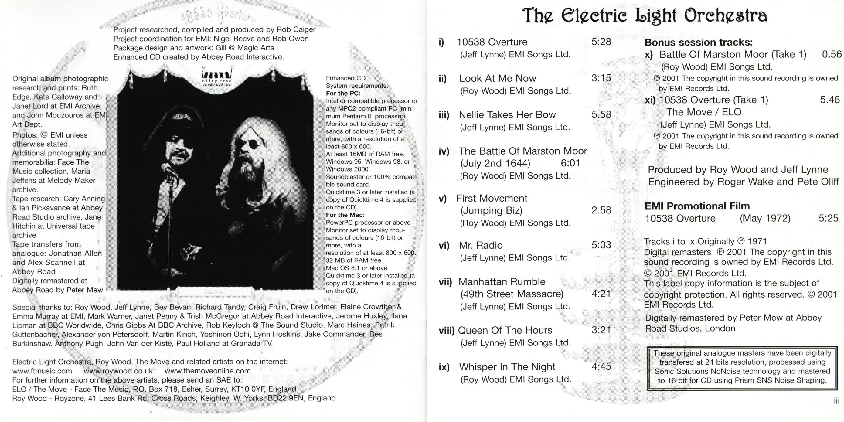 Electric Light Orchestra  Electric Light Orchestra; 30th Anniversary : Booklet111  eu